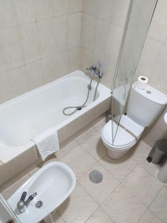 Un baño de Hotel Alda Estación Pontevedra