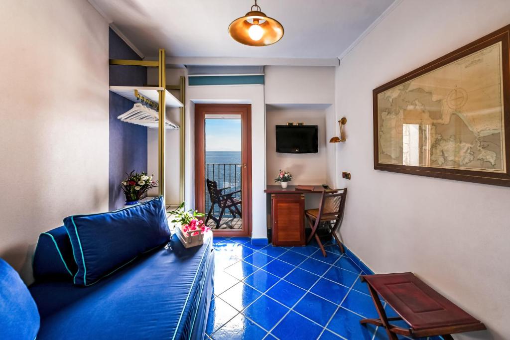 Posezení v ubytování Ravello Art Hotel Marmorata