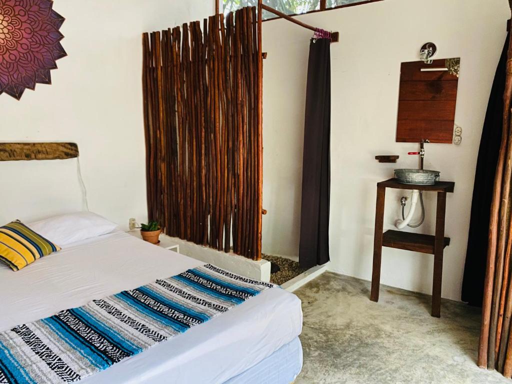 El Búho Bacalar Eco-Cabañas Hostal - Tweepersoonskamer
