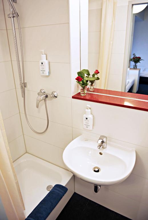 Koupelna v ubytování Hotel Transit Loft