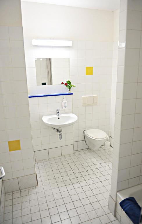 Koupelna v ubytování Hotel Transit Loft