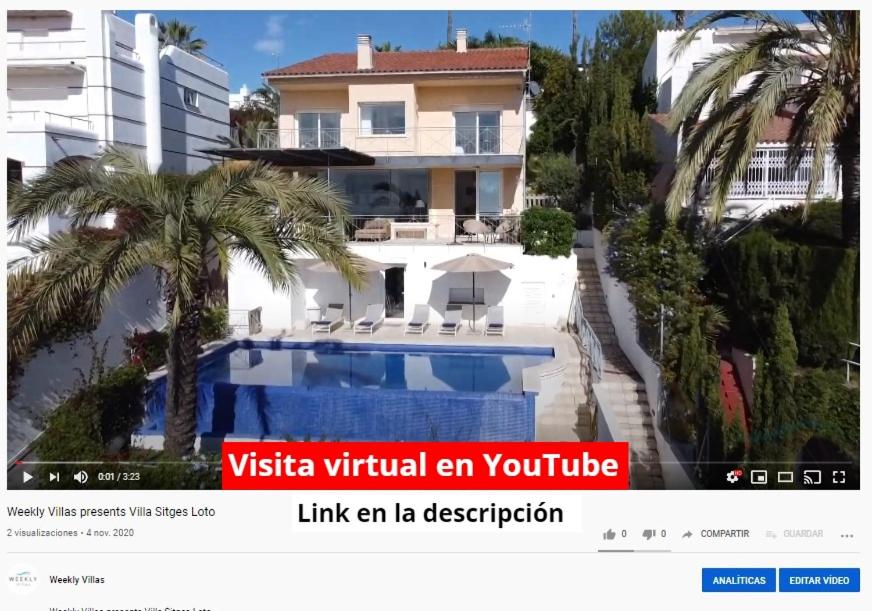 Villa Sitges Loto Amazing View Confortable AC 20 minutes walk ...