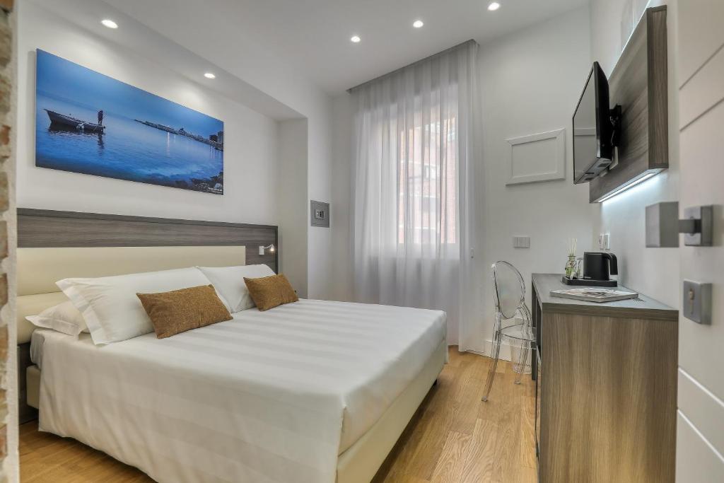 Posteľ alebo postele v izbe v ubytovaní Gallery Suite