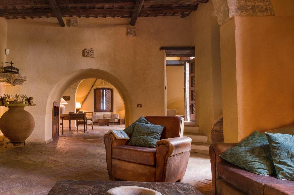 Część wypoczynkowa w obiekcie Luxury Sicily Villas by Geocharme