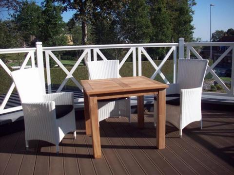 Balkón nebo terasa v ubytování B&B Wijnendalvallei