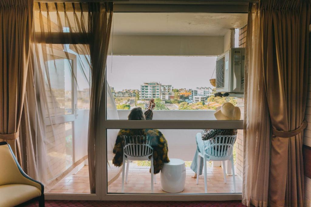 Balkón nebo terasa v ubytování Indian Ocean Hotel