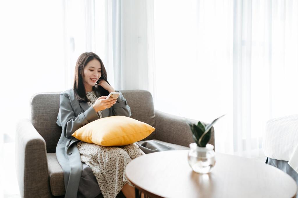 Posezení v ubytování Xu Jia Homestay