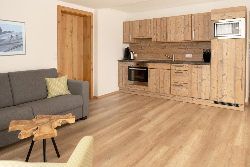 Kuchyň nebo kuchyňský kout v ubytování tannberg LODGE