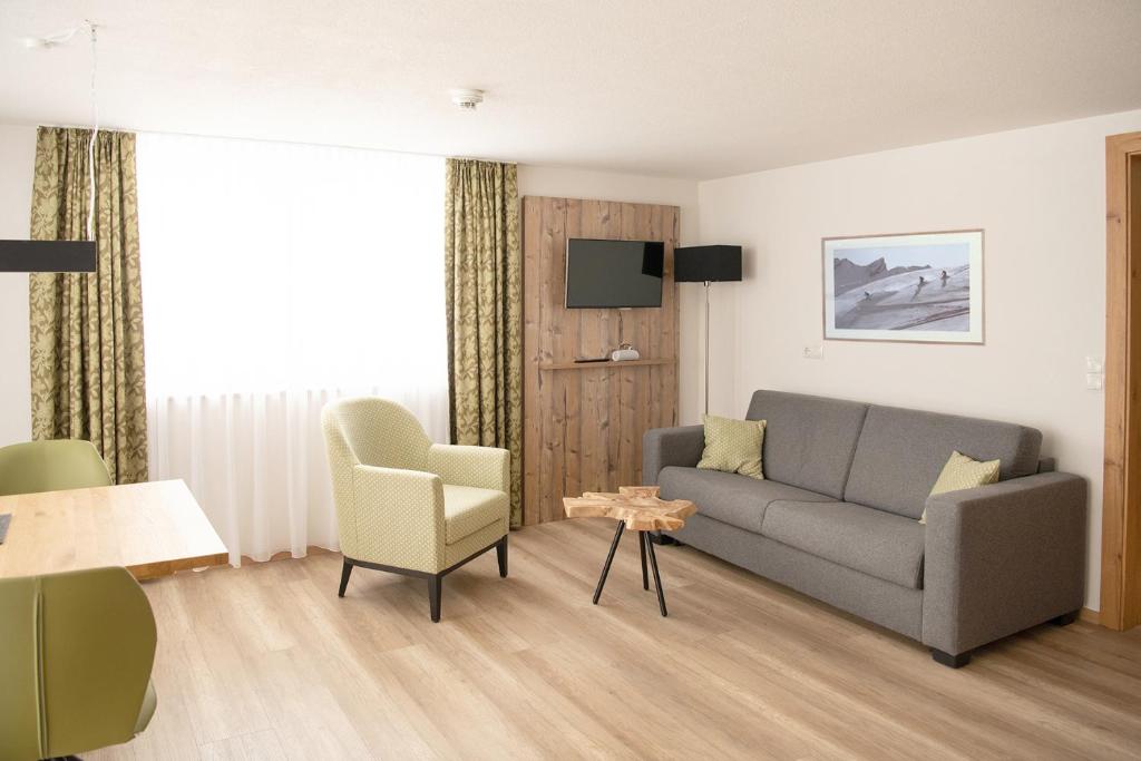 Posezení v ubytování tannberg LODGE