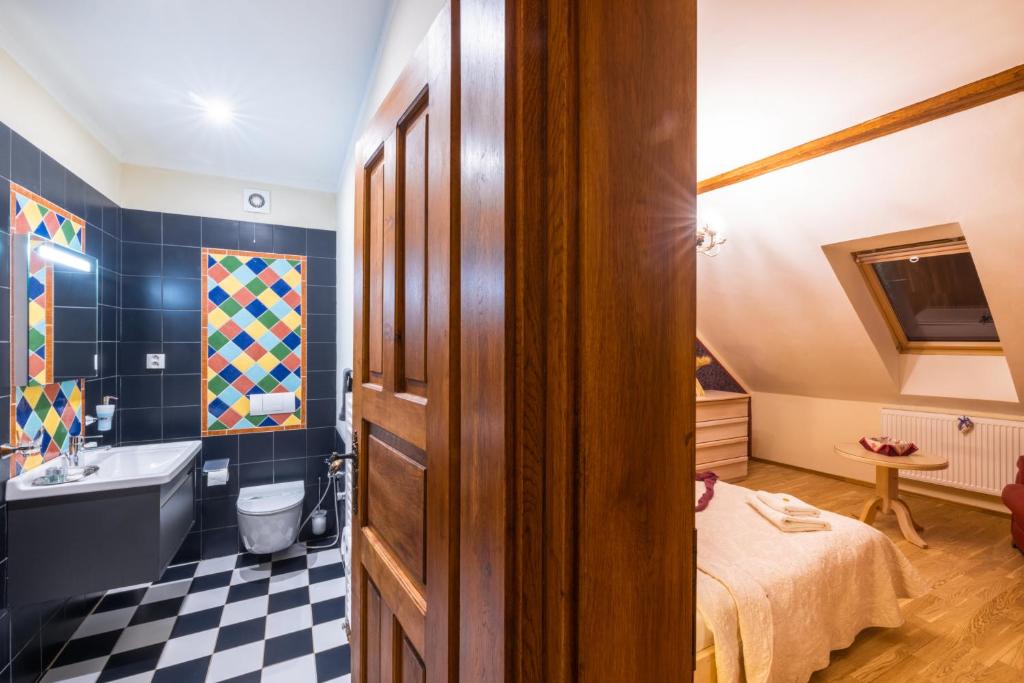 Postel nebo postele na pokoji v ubytování Hotel Barcadam