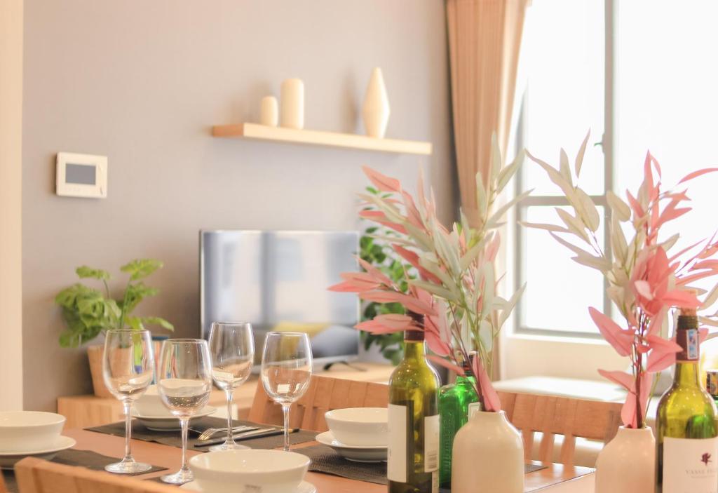 Nápoje v ubytování S Lux Apartment
