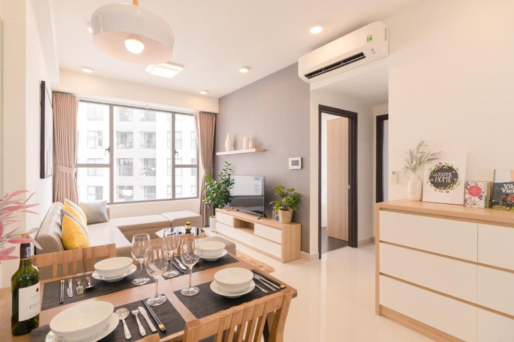 Posezení v ubytování S Lux Apartment