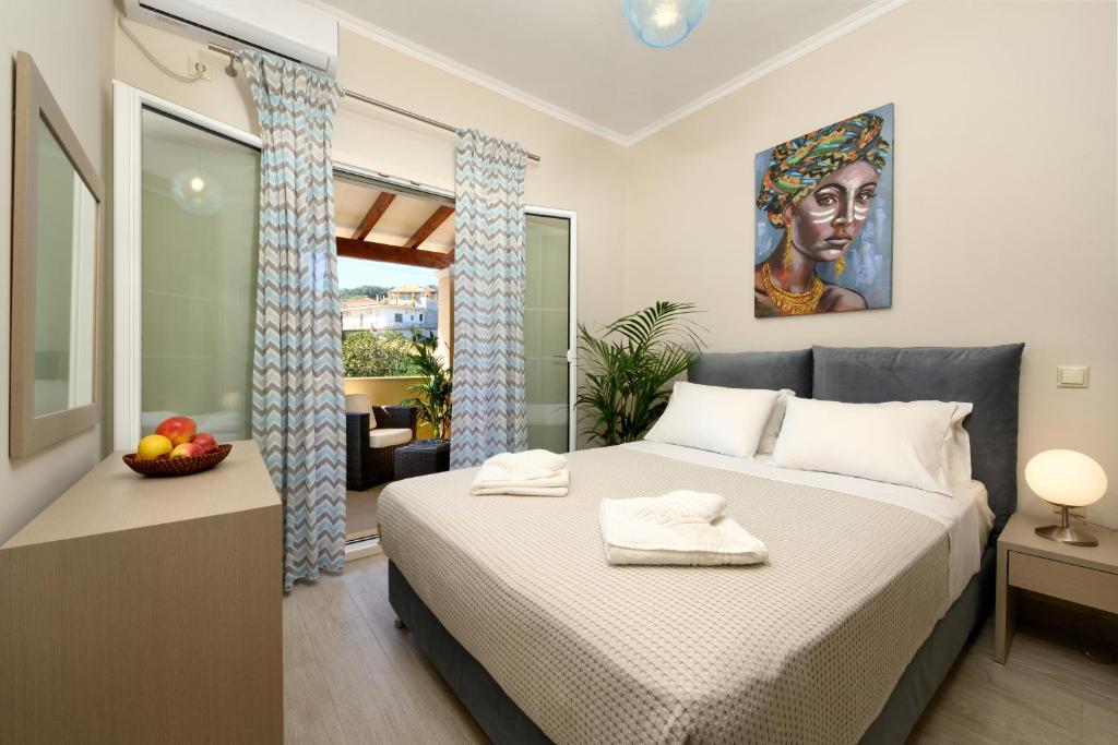 Postel nebo postele na pokoji v ubytování Casa Dell Amore