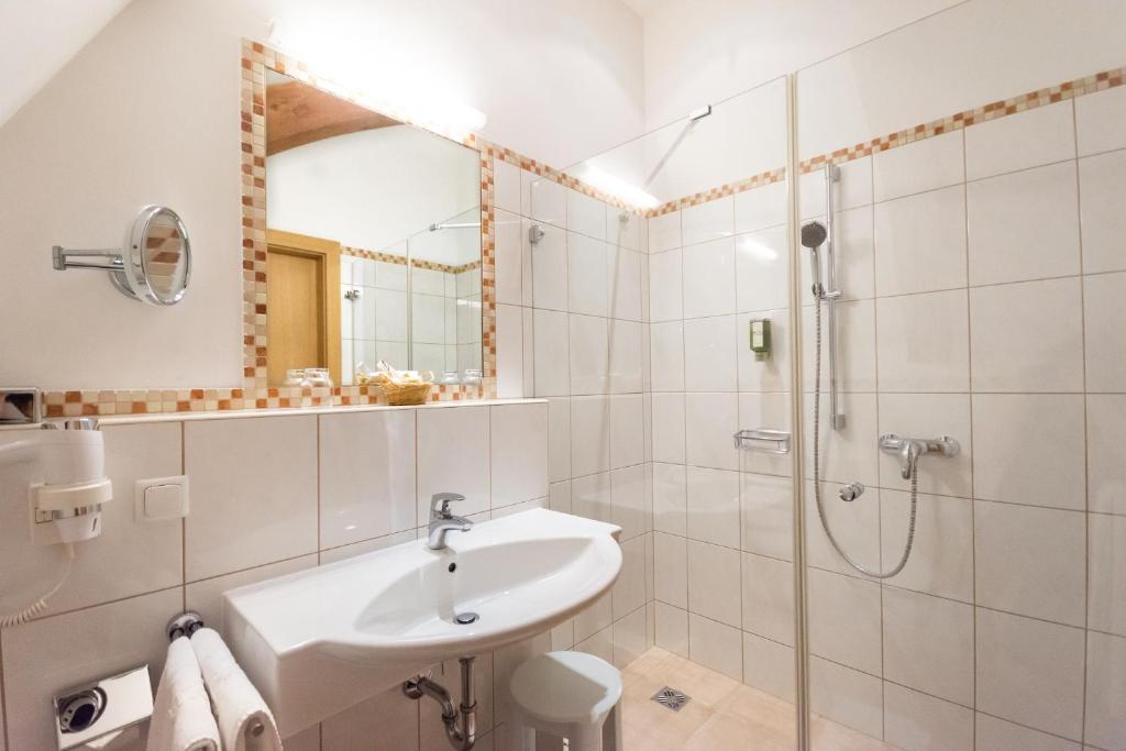 Kúpeľňa v ubytovaní Hotel Kartause