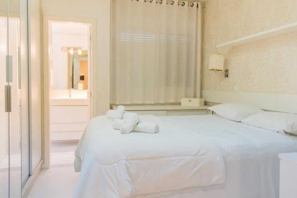 Apartamento Jurere Internacional sacada com churrasqueira