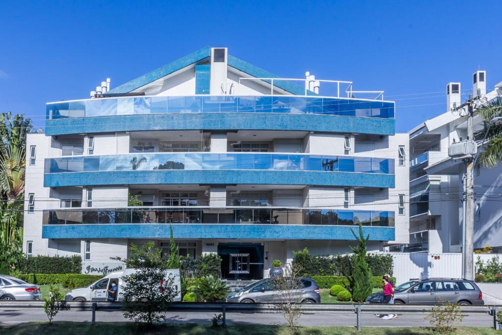 Apartamento Jurere Internacional sacada com churrasqueira