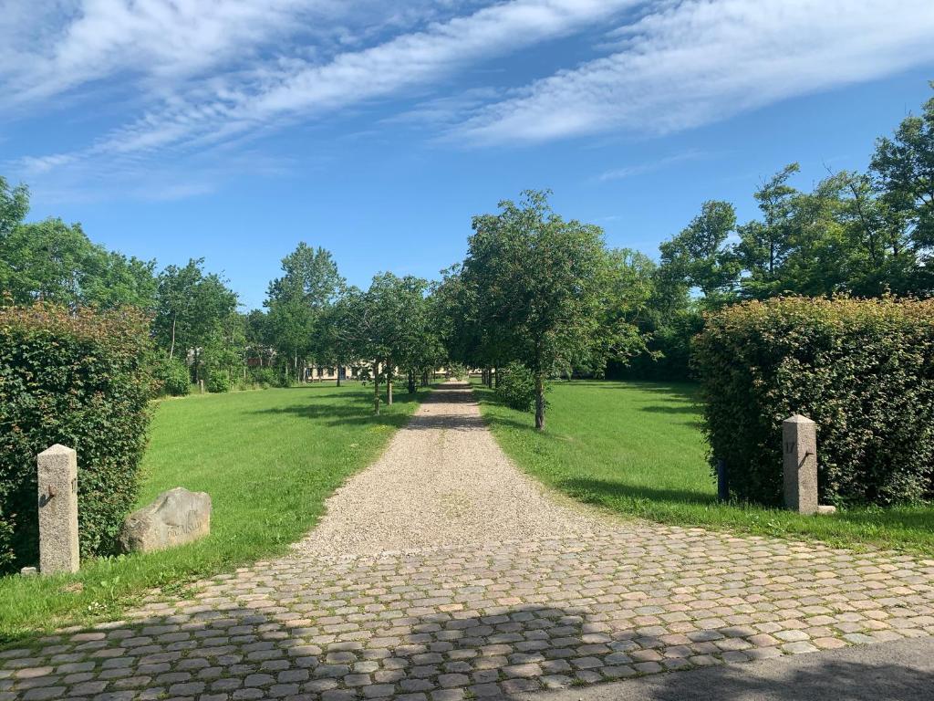 Zahrada ubytování Bremsmaj Farm Holiday