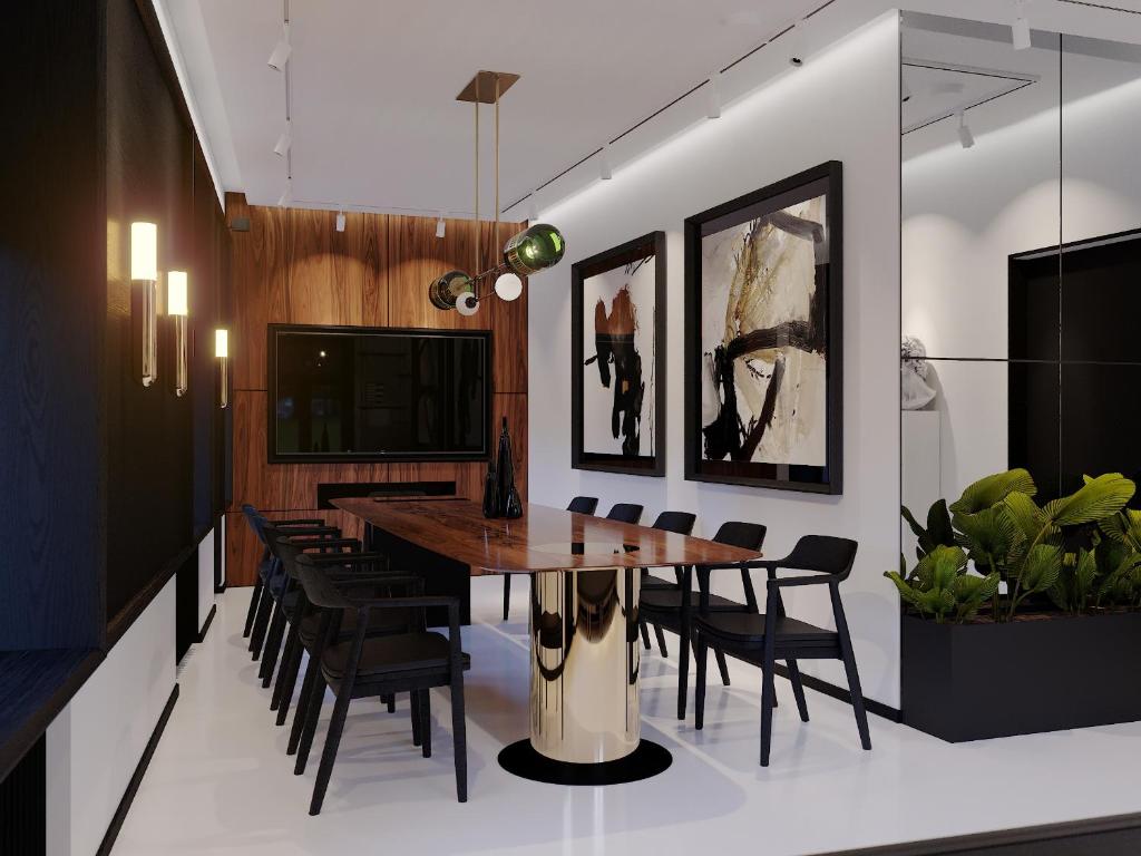 Posezení v ubytování A22 Hotel