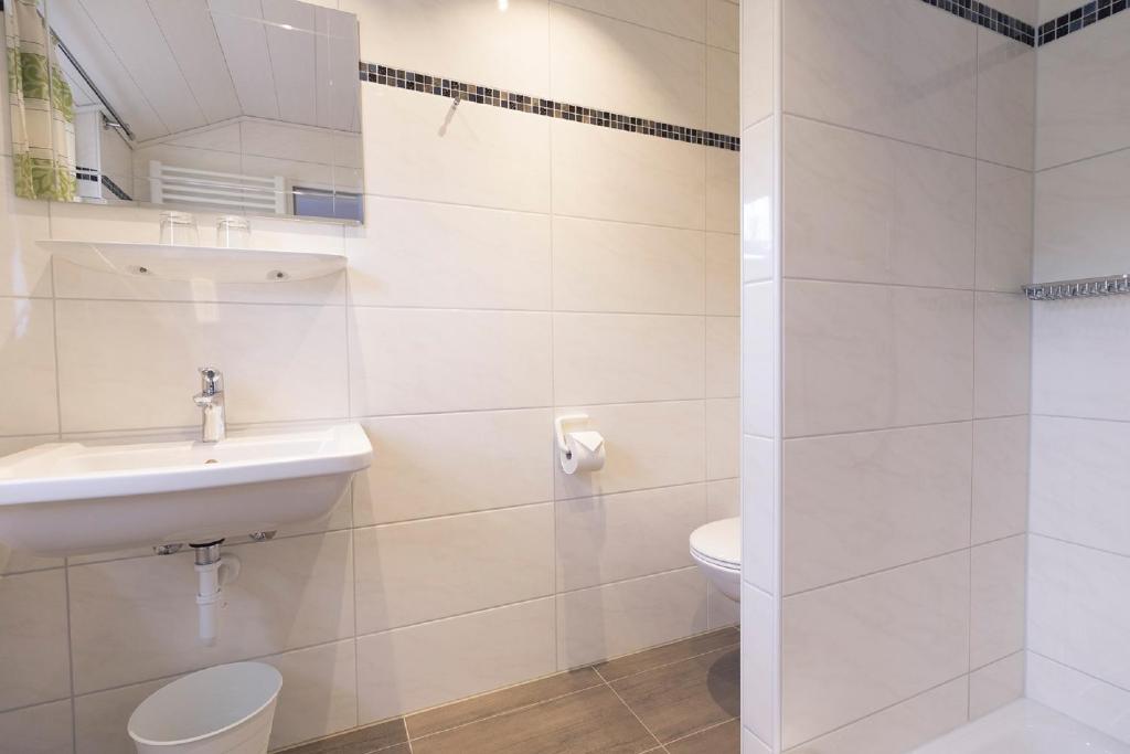 Koupelna v ubytování Landhotel Waldeck