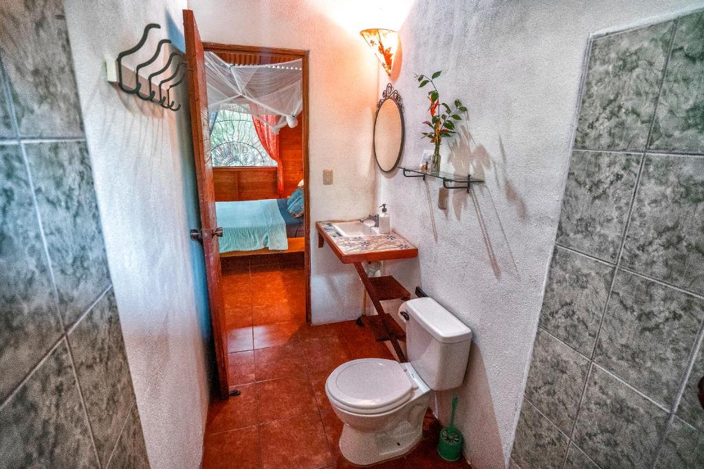 Koupelna v ubytování Casitas Las Flores