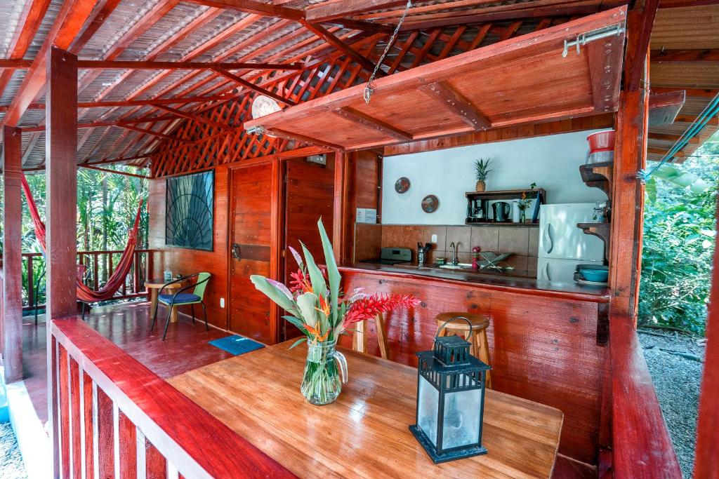 Kuchyň nebo kuchyňský kout v ubytování Casitas Las Flores