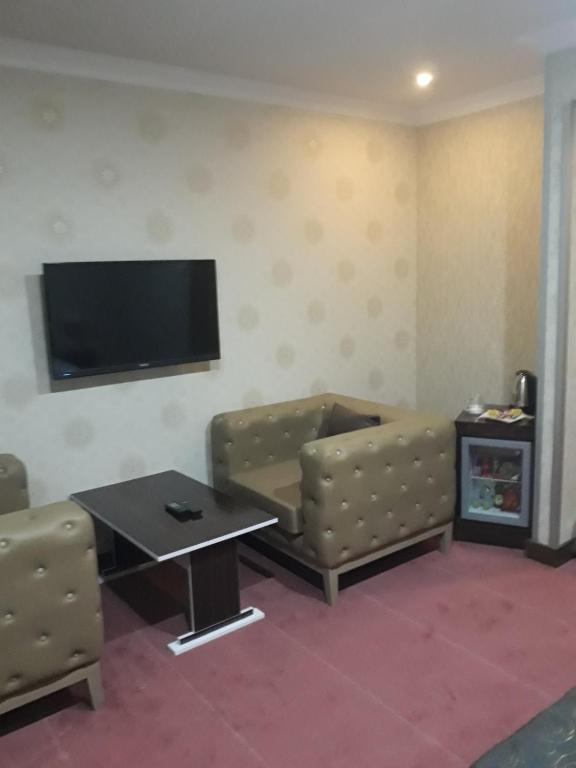 TV a/nebo společenská místnost v ubytování koza millenyum hotel&spa