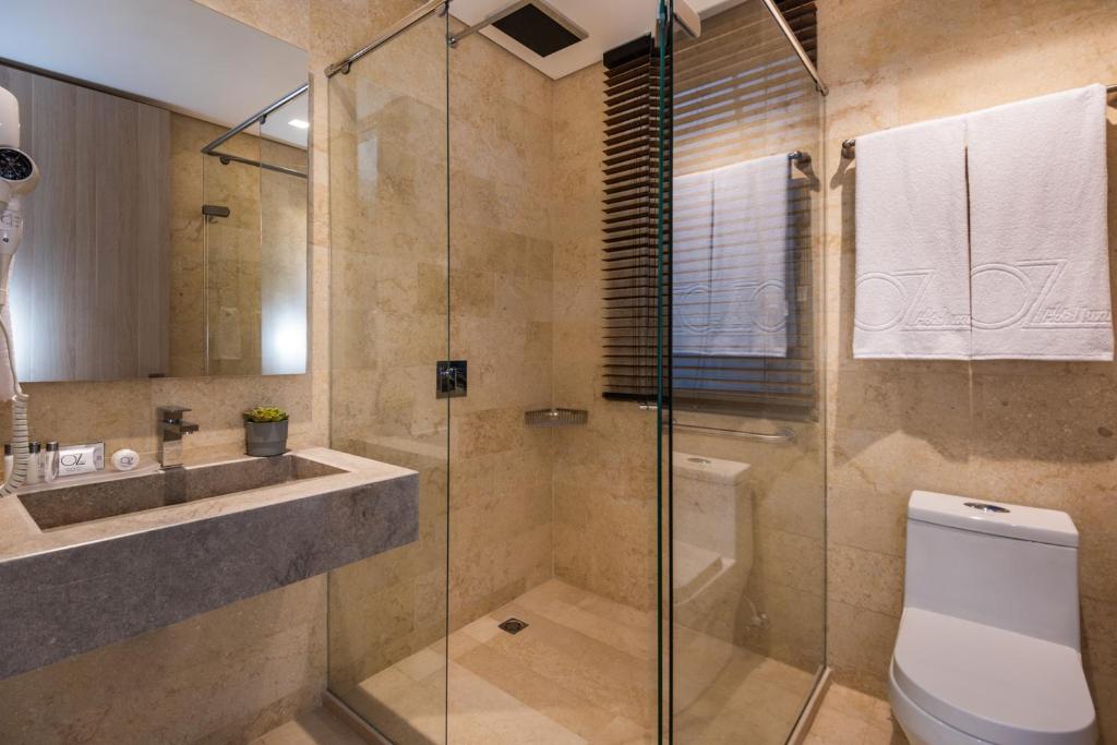 Koupelna v ubytování Oz Hotel Luxury