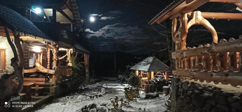 Під Горбком during the winter