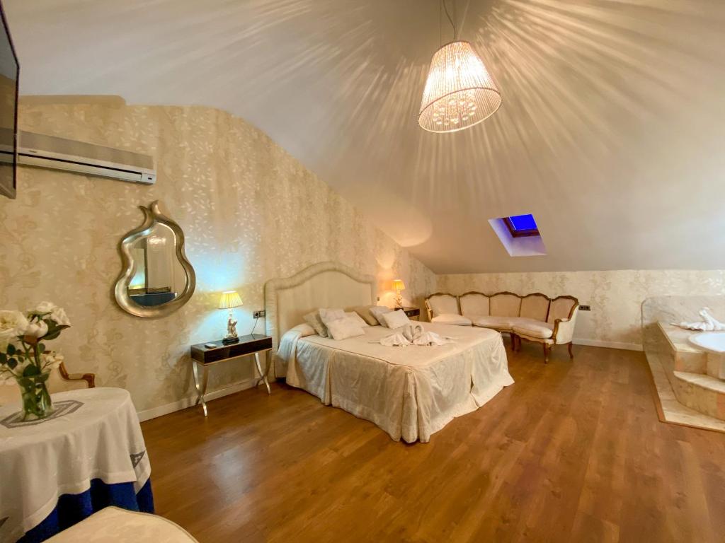Cama o camas de una habitación en Hotel Principe