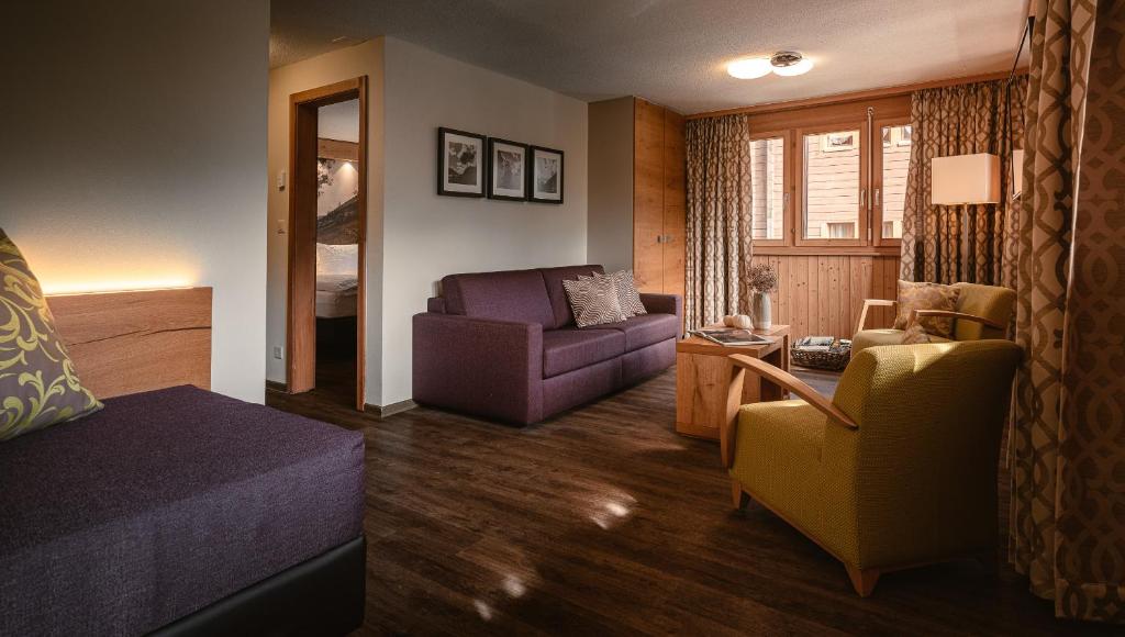 Posezení v ubytování Hotel Landhaus