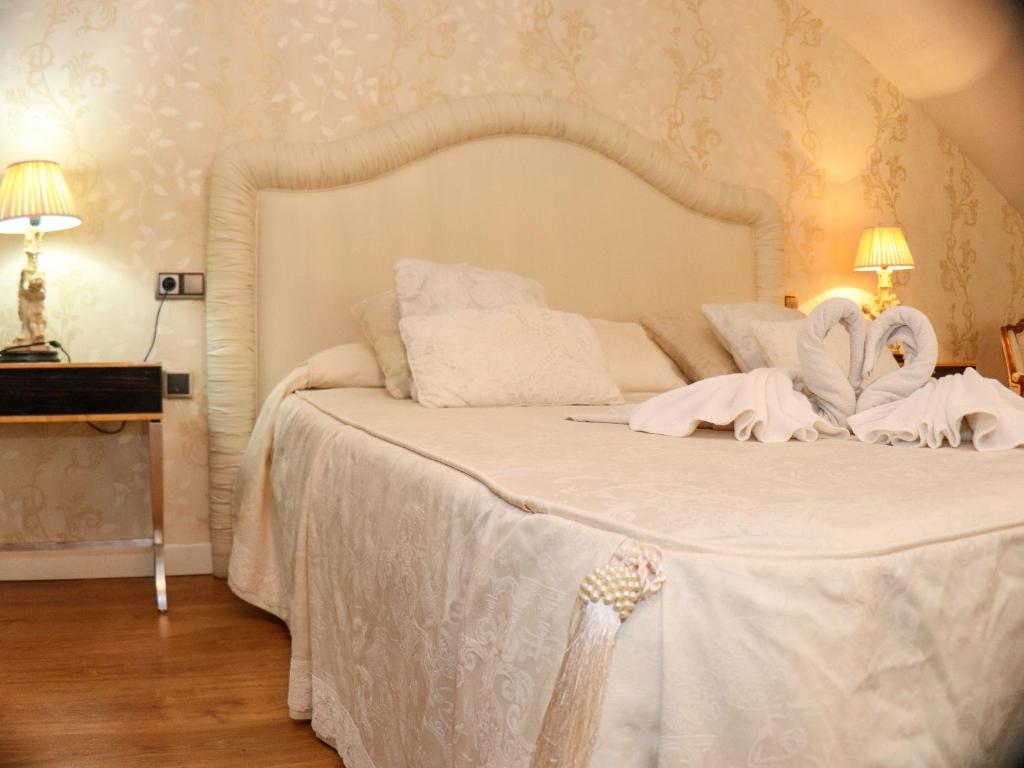 Posteľ alebo postele v izbe v ubytovaní Hotel Principe