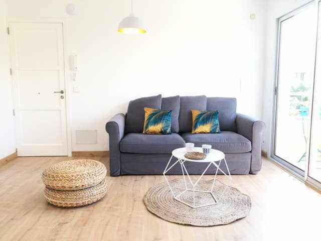 A seating area at Apartamento 3º Playa Puerto de Pollensa