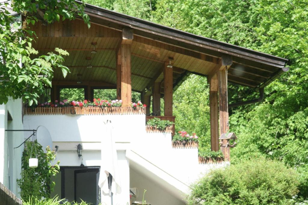 Vonkajšia záhrada v ubytovaní Das kleine Paradies