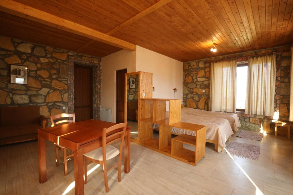 Voodi või voodid majutusasutuse Apaga Resort toas