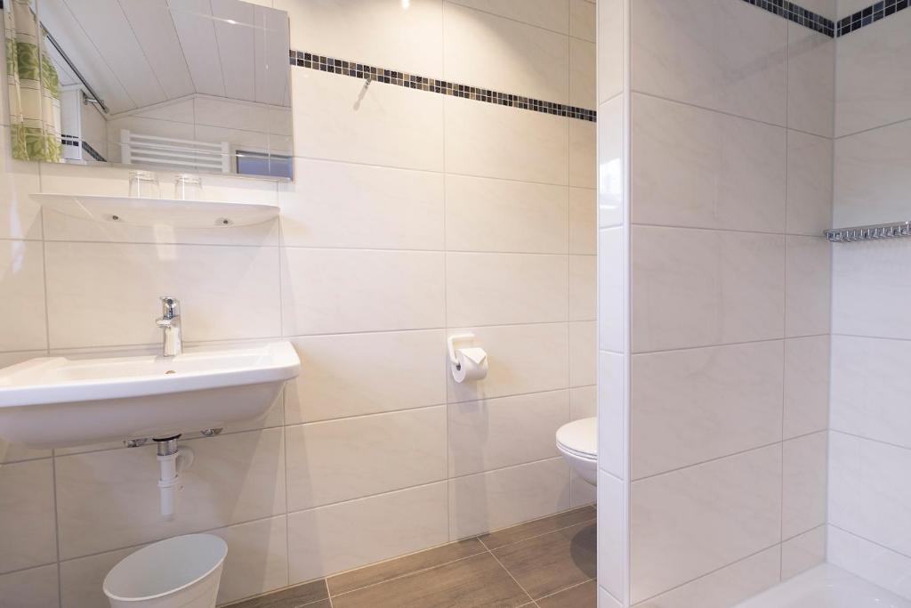 Koupelna v ubytování Landhotel Waldeck