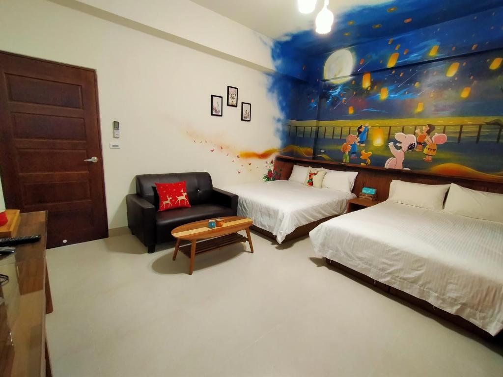 瑞穗農妹子民宿The Nong Family Homestay - Quadruple Room