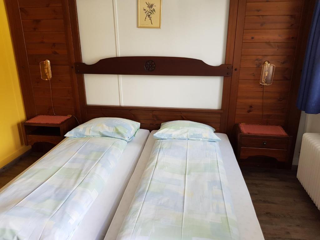 Postel nebo postele na pokoji v ubytování Hotel Löwen