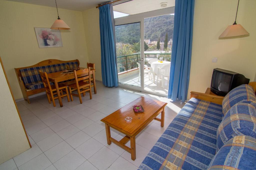 Posezení v ubytování Agi Rescator Apartments
