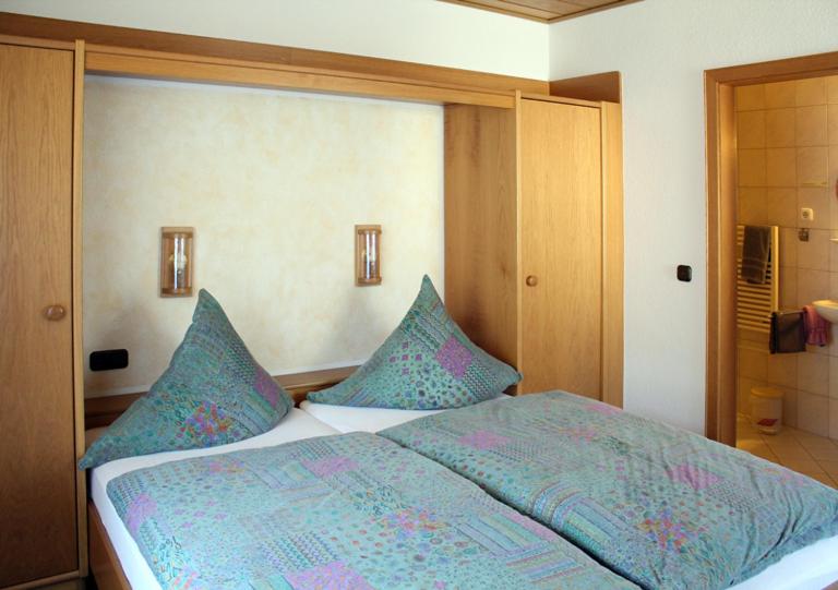 Postel nebo postele na pokoji v ubytování Haus Hesseberg