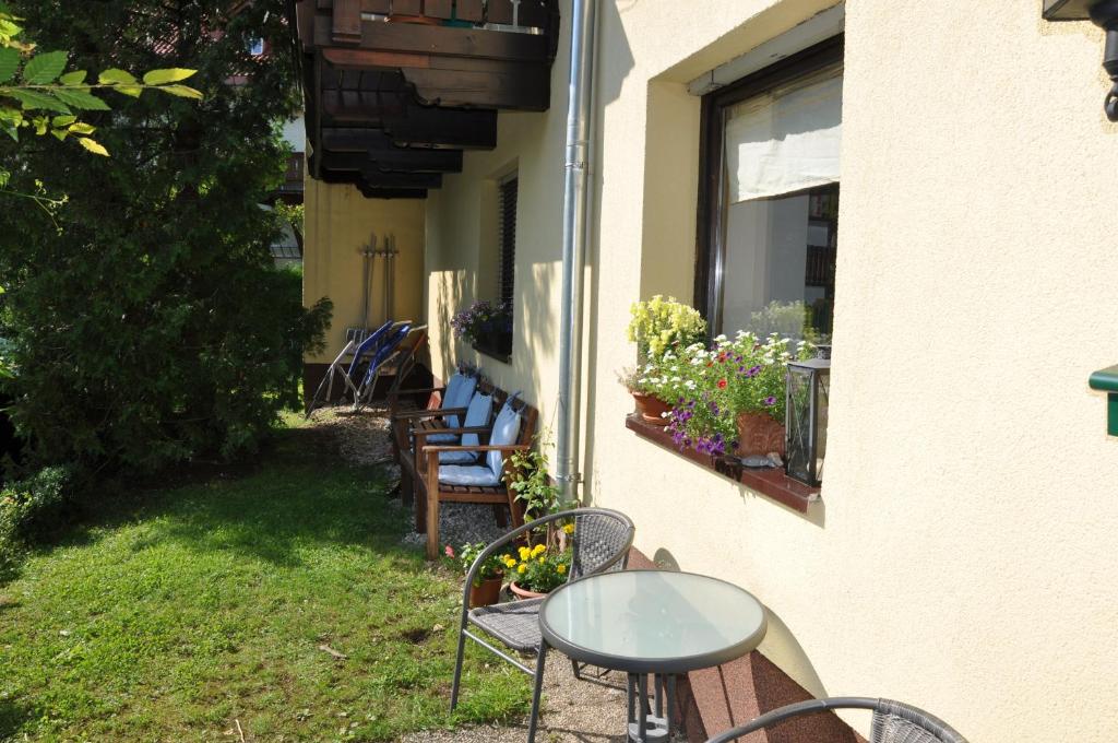 Vonkajšia záhrada v ubytovaní Apartment Ischl Home