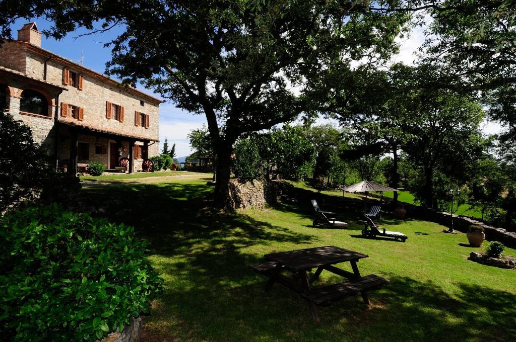 Vonkajšia záhrada v ubytovaní Agriturismo I Monti