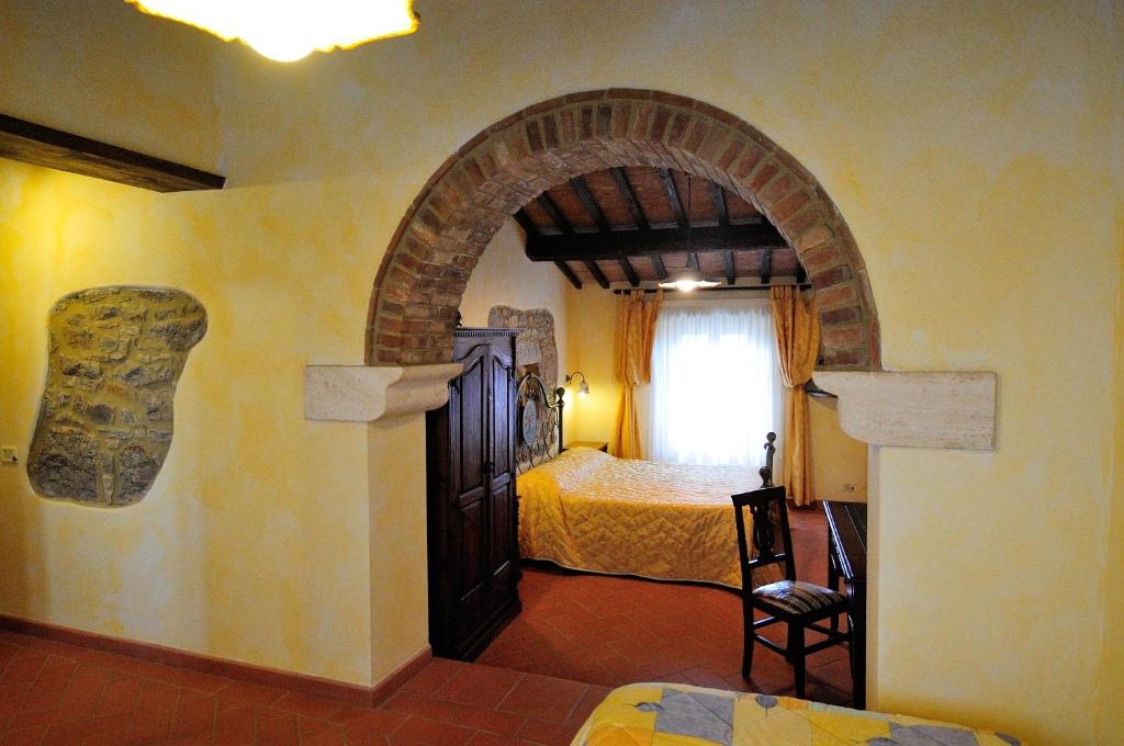 Posteľ alebo postele v izbe v ubytovaní Agriturismo I Monti