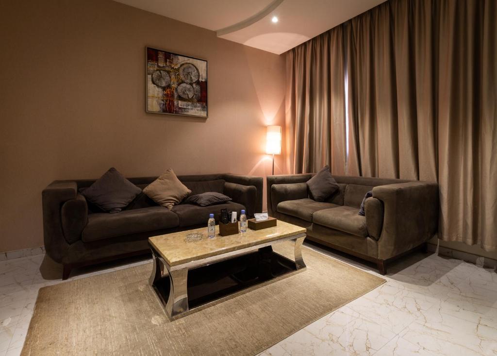 Posezení v ubytování Toot House Alqaim