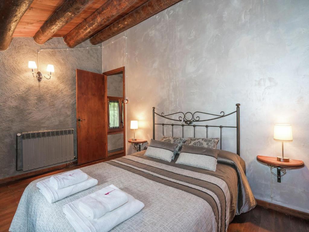 Postel nebo postele na pokoji v ubytování Belvilla by OYO Casa Espunyes Plata
