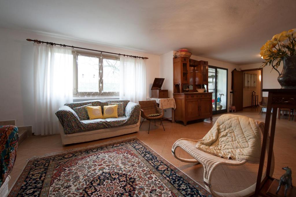 Area soggiorno di Bed and Breakfast Miotto