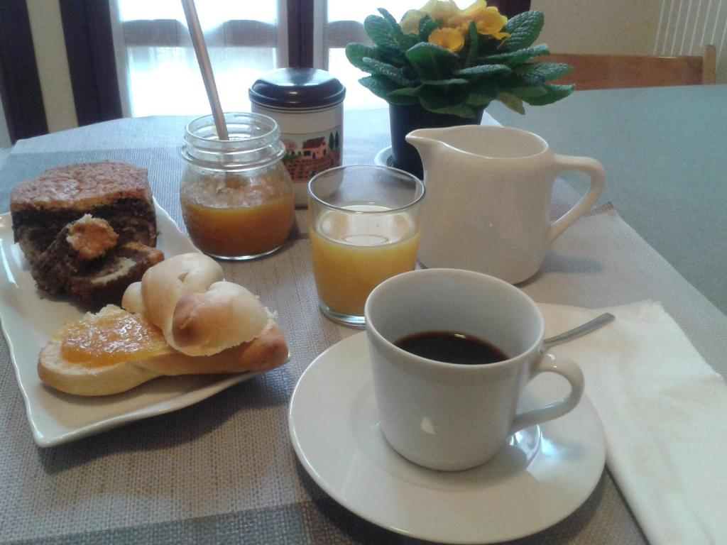 Cibo presso il bed & breakfast o nelle vicinanze