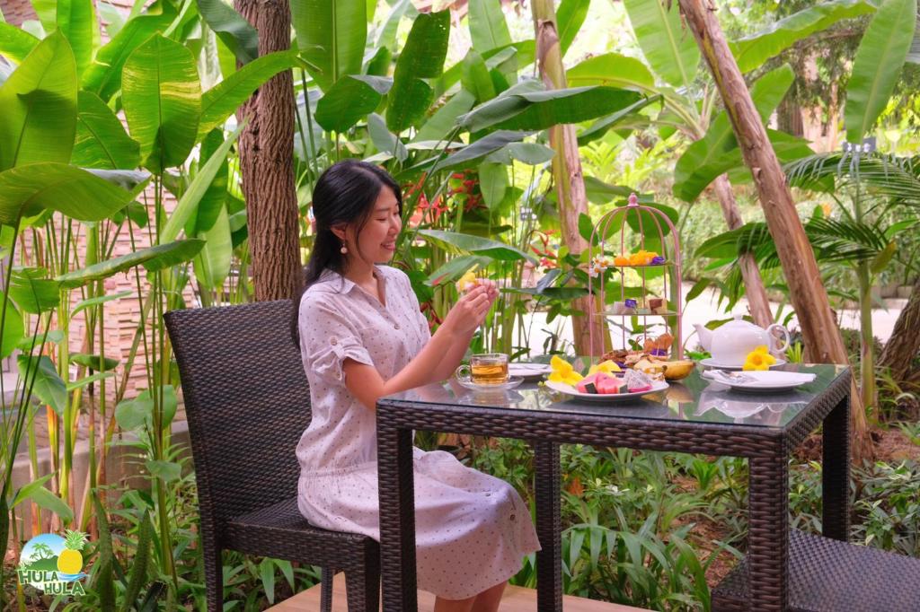 Zahrada ubytování Hula Hula Resort, Ao Nang