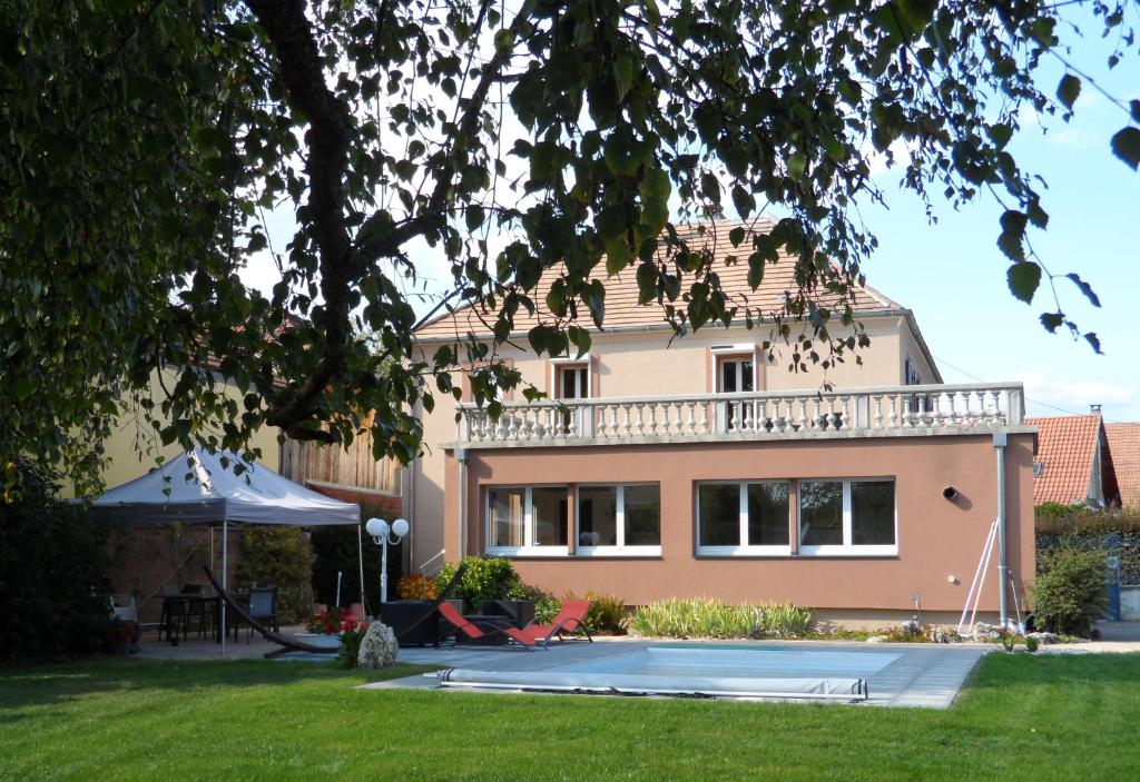 Zahrada ubytování Maison Curiale