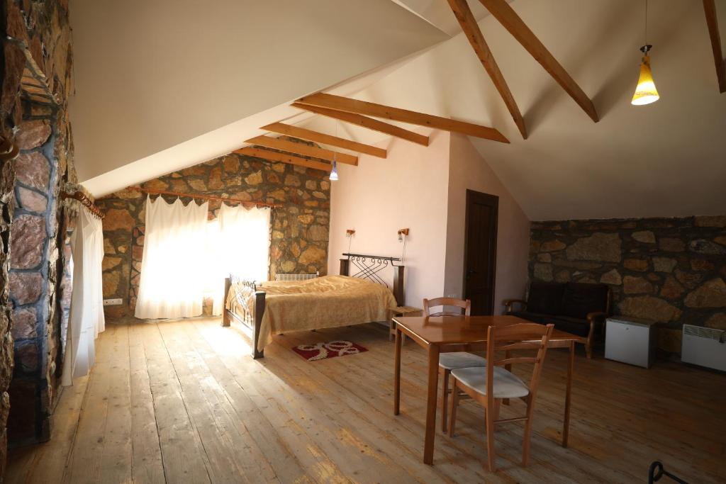 Voodi või voodid majutusasutuse Apaga Resort toas
