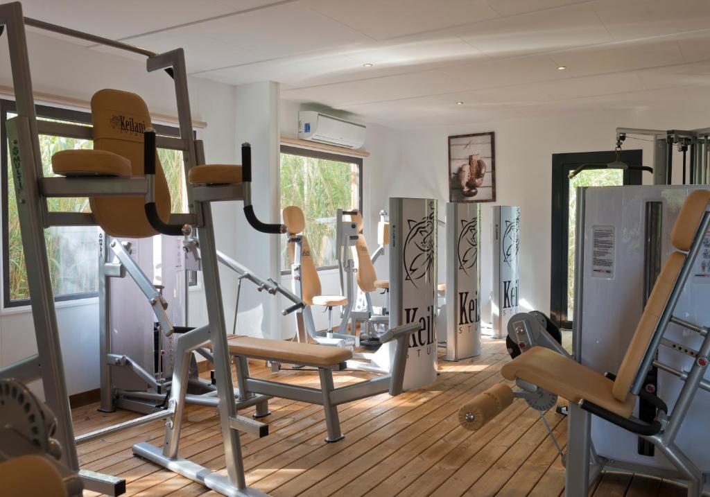Fitness centrum a/nebo fitness zařízení v ubytování Rent Paradise